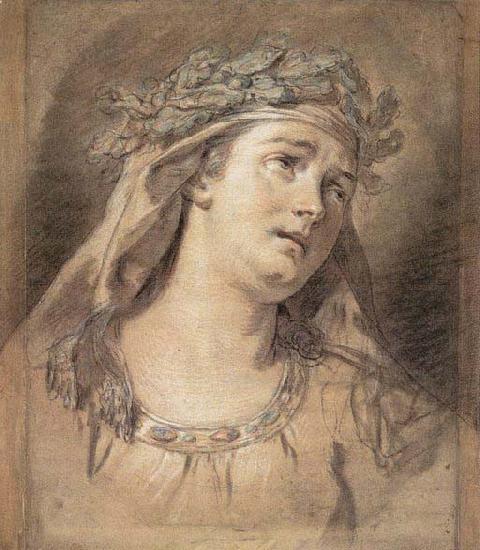 Jacques-Louis  David Sorrow oil painting image